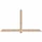 Ekena Millwork Eugene Smooth Timber Gable Bracket, Douglas Fir, 96"W x 52"H x 3 1/2"D x 5 1/2"F, 13/12 Pitch GBW096X52X0406EUG00SDF - alternate 1